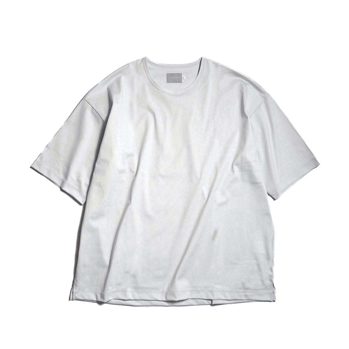 CURLY&amp;Co. / T/C TRICOT TEE (L.Gray)