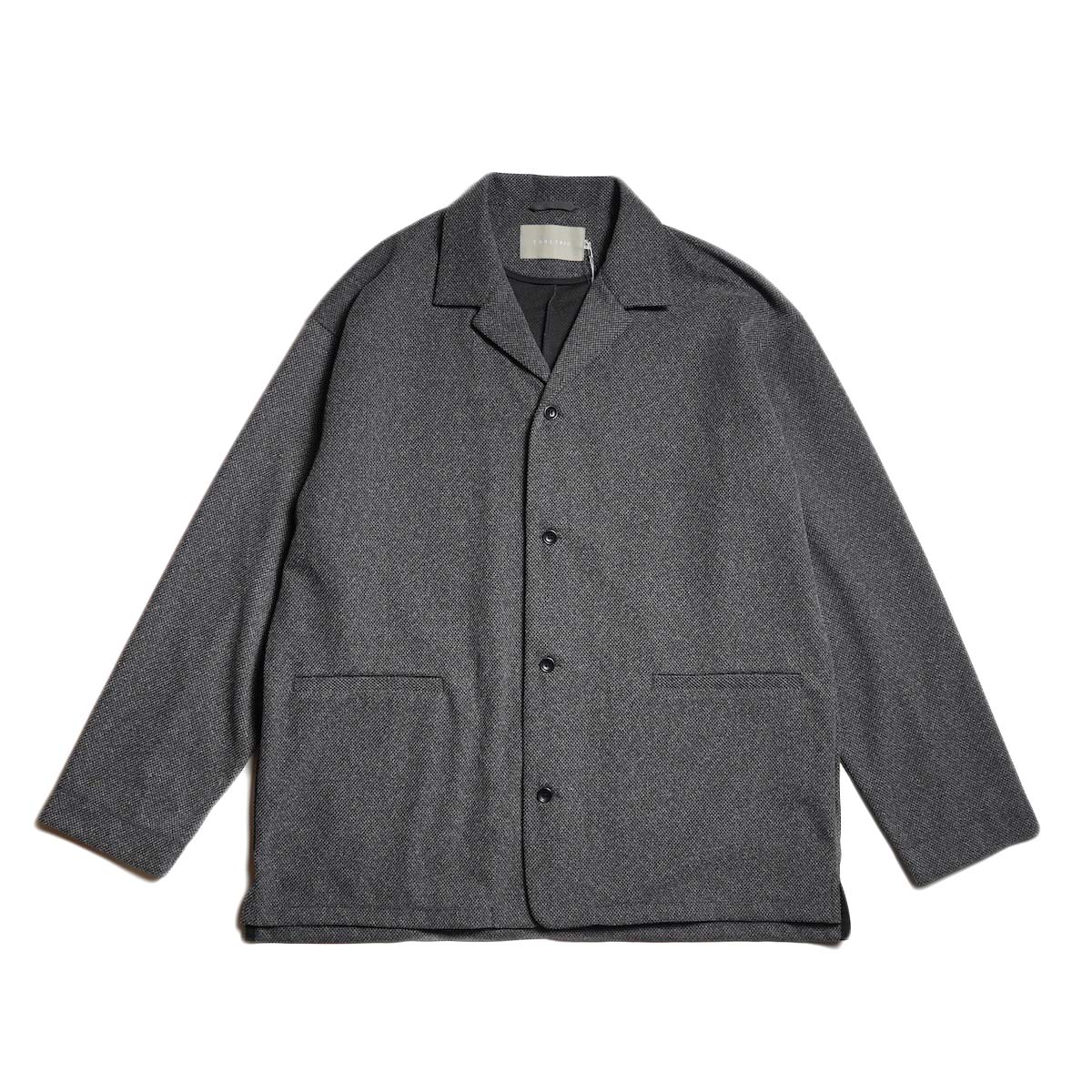 CURLY&amp;Co. / AIR PIQUE SHIRT JACKET (Mix Gray)
