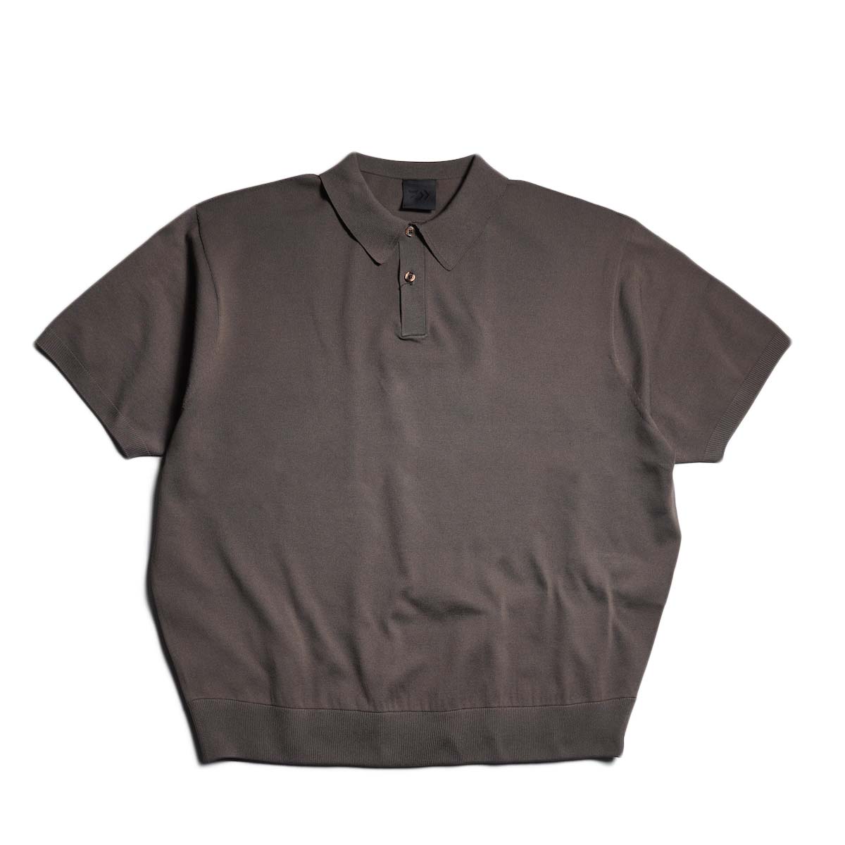 DAIWA PIER39 / W's TECH KNIT POLO S/S (Brown Grey)