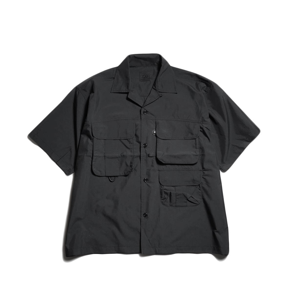 DAIWA PIER39 / TECH MULTI TOOL POCKET SHIRT S/S SOLID (Black)