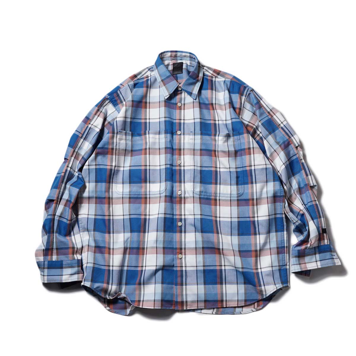 DAIWA PIER39 / Tech Work Shirts Flannel Plaids (Blue)