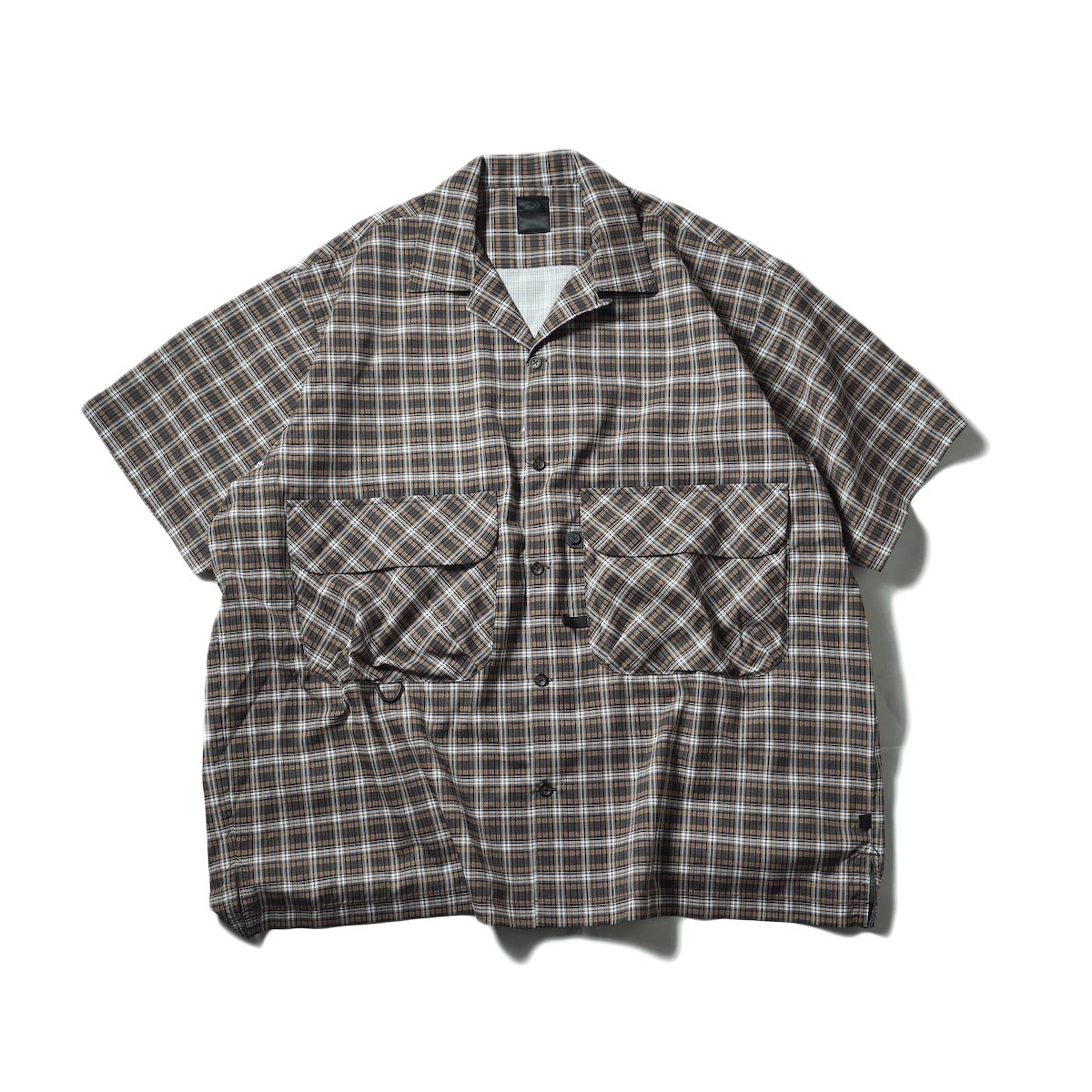 DAIWA PIER39 / Tech Regular Collar Shirts S/S (Brown)