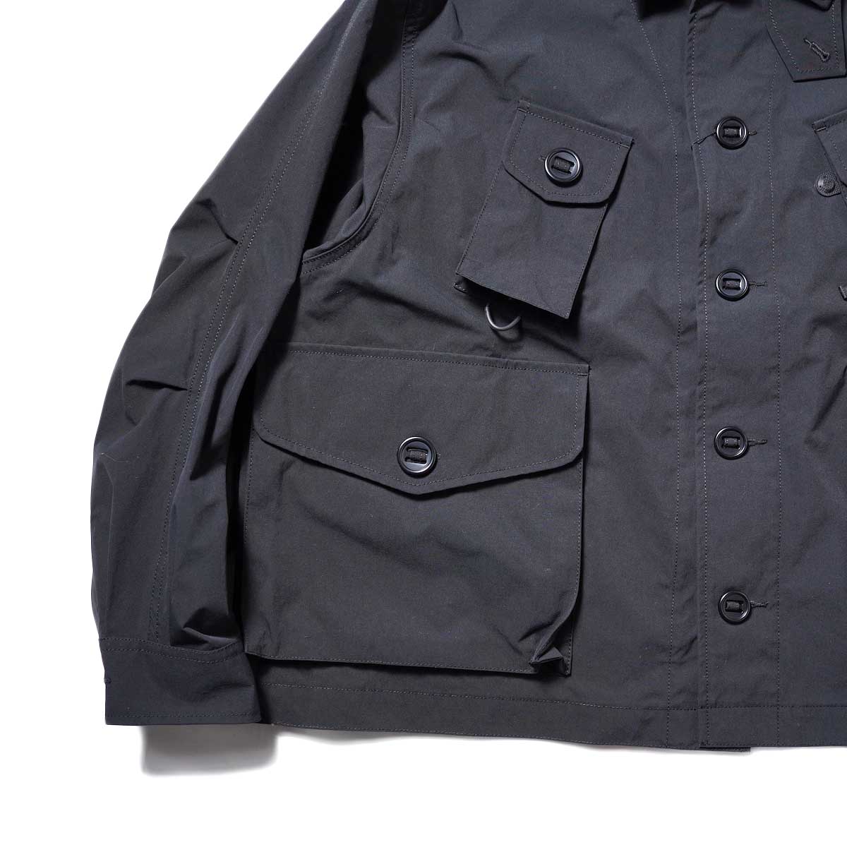 DAIWA PIER39 / Tech Canadian Fatigue Jacket (Black)ポケット