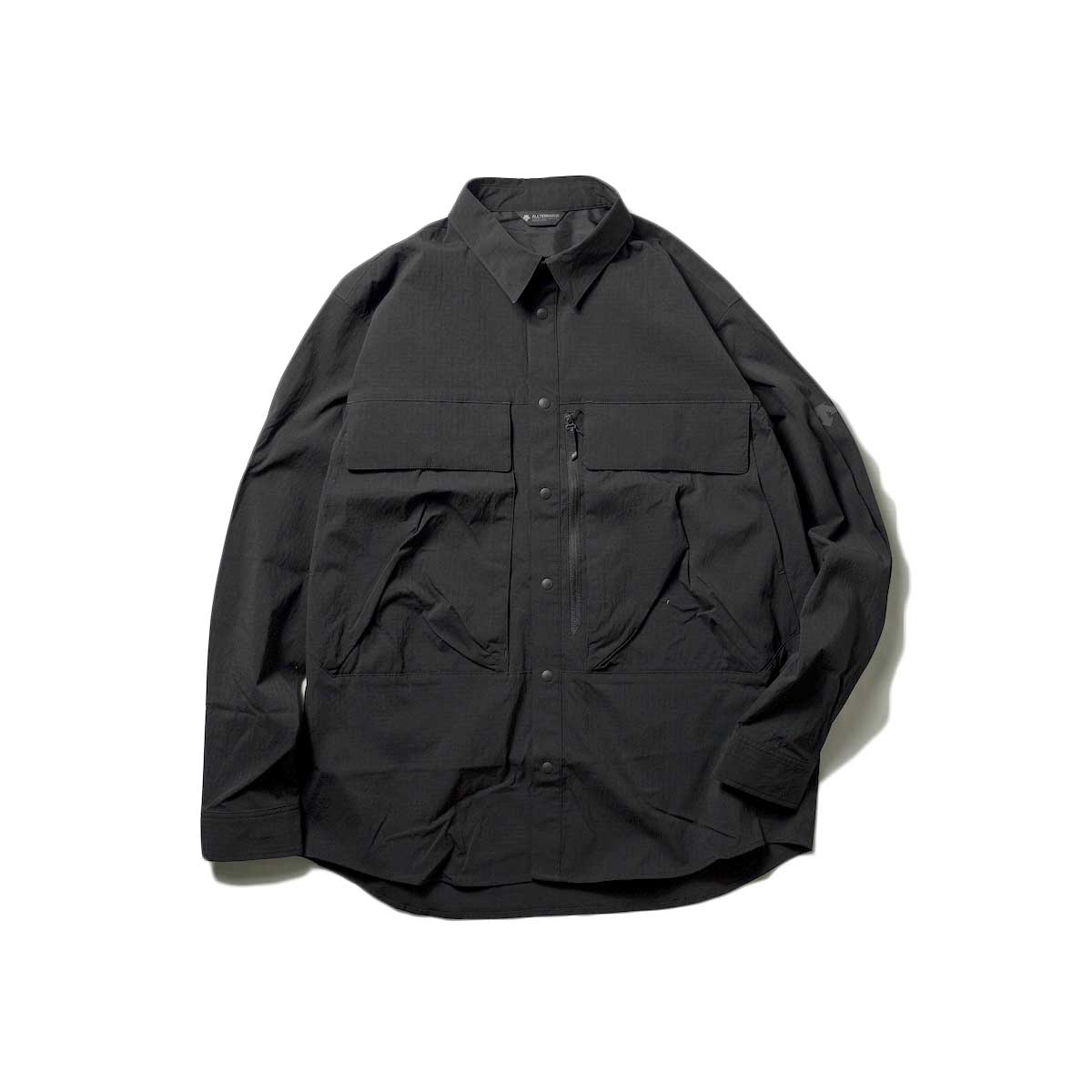 DESCENTE ALLTERRAIN 81 / OVER L/S SHIRT (Black)