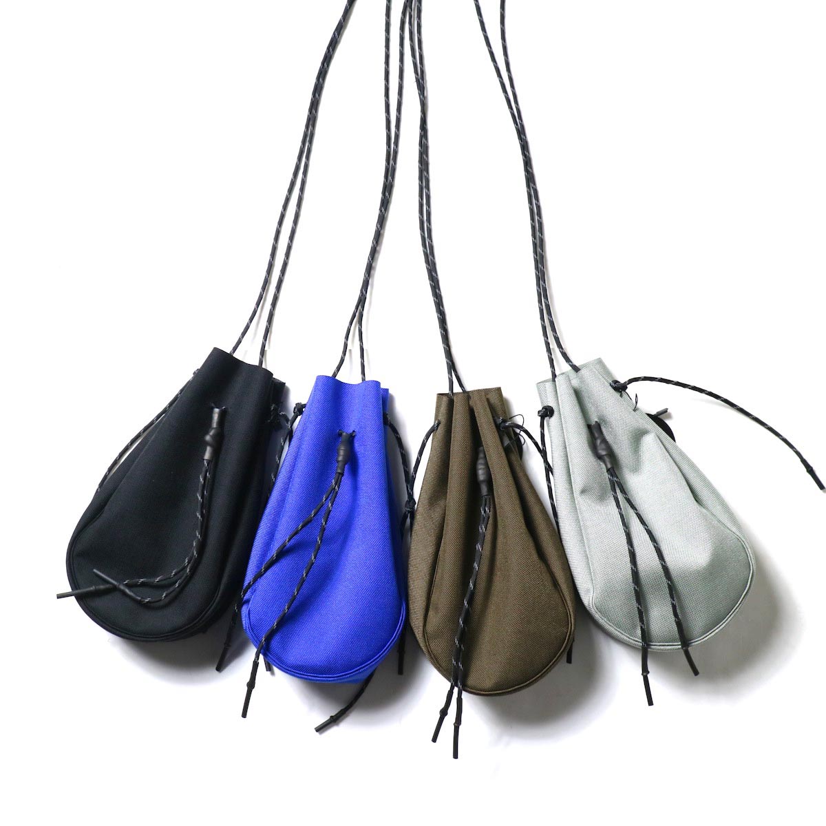 吉岡衣料店 / drawstring bag -S-. 4色