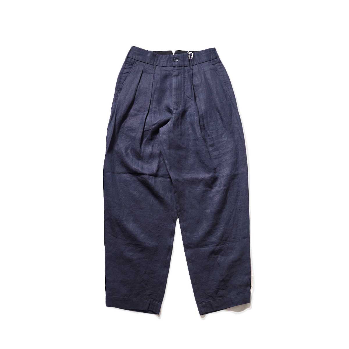 Engineered Garments / BONTAN PANT - LINEN TWILL (Navy)