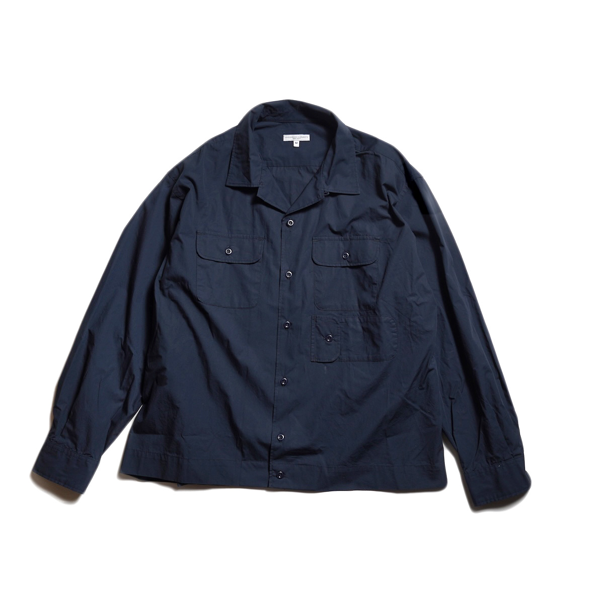 Engineered Garments / Bowling Shirt - Cotton Broadcloth (Dk.Navy)