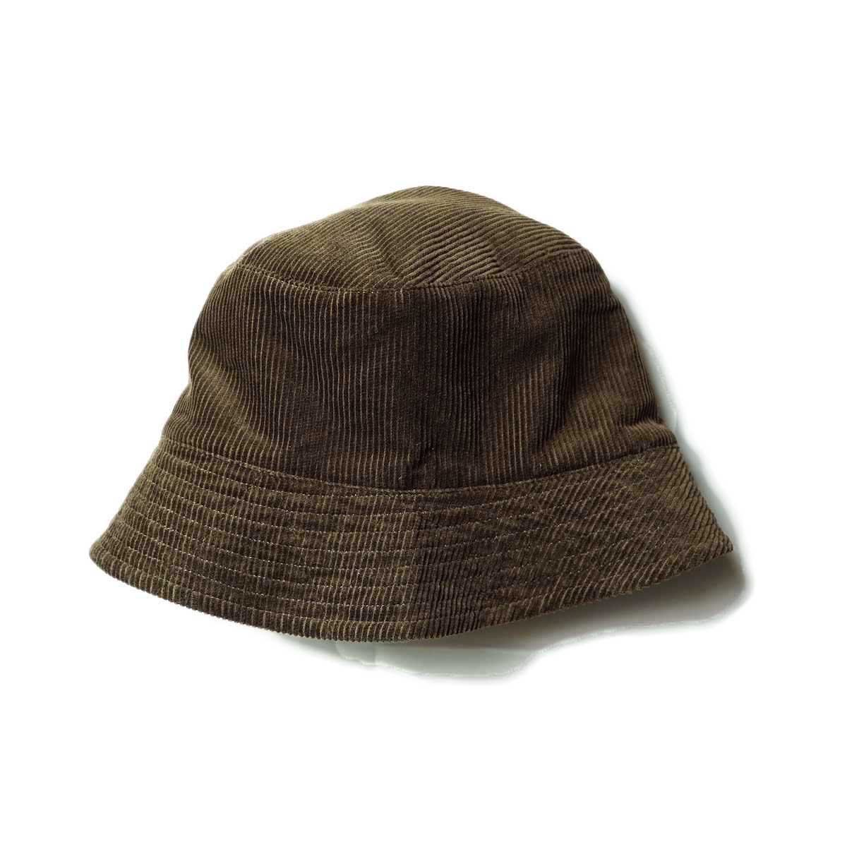 Engineered Garments / BUCKET HAT - COTTON 8W CORDUROY (Brown)