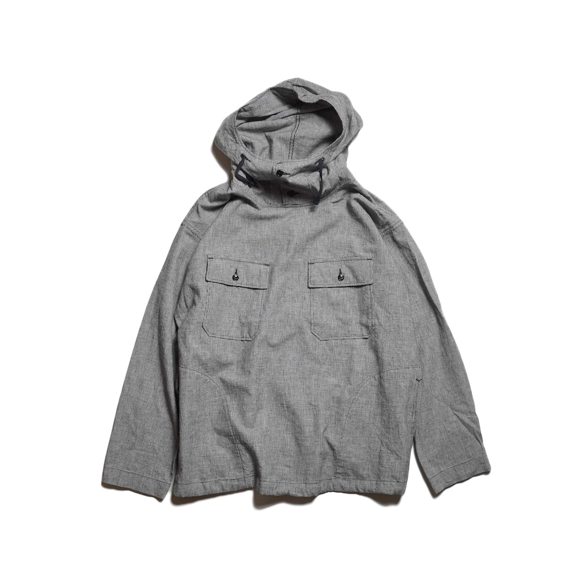Engineered Garments / Cagoule Shirt - CL Houndstooth (Black / Grey)