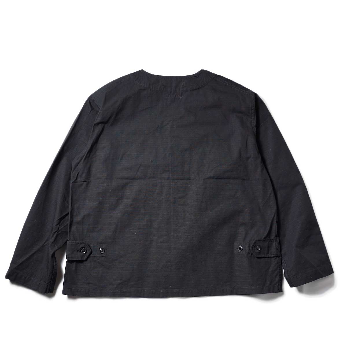 Engineered Garments / Cardigan Jacket-Cotton Ripstop (Black) 背面