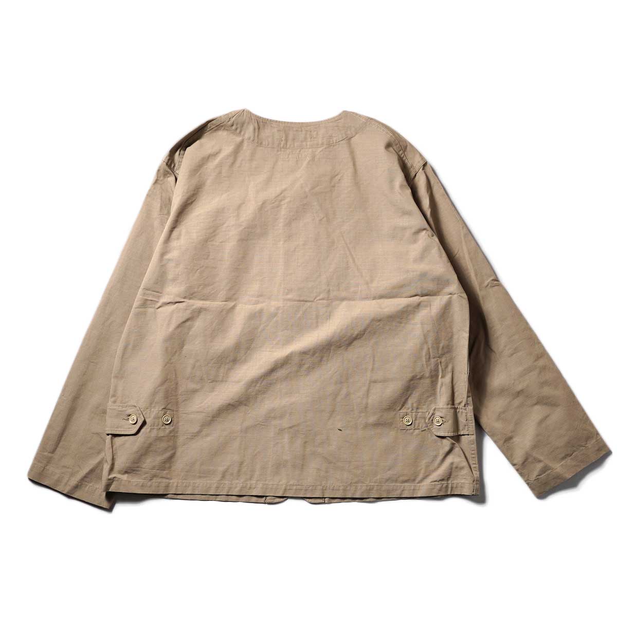Engineered Garments / Cardigan Jacket-Cotton Ripstop (Khaki)背面