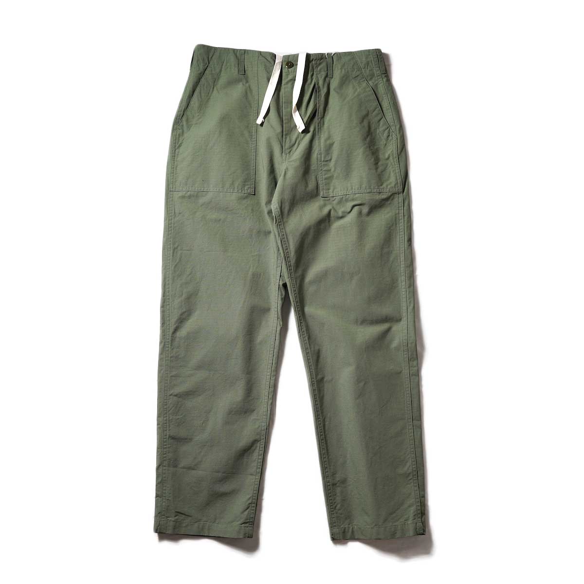 ENGINEERED GARMENTS / FATIGUE PANTS - Cotton Ripstop (Olive) 正面