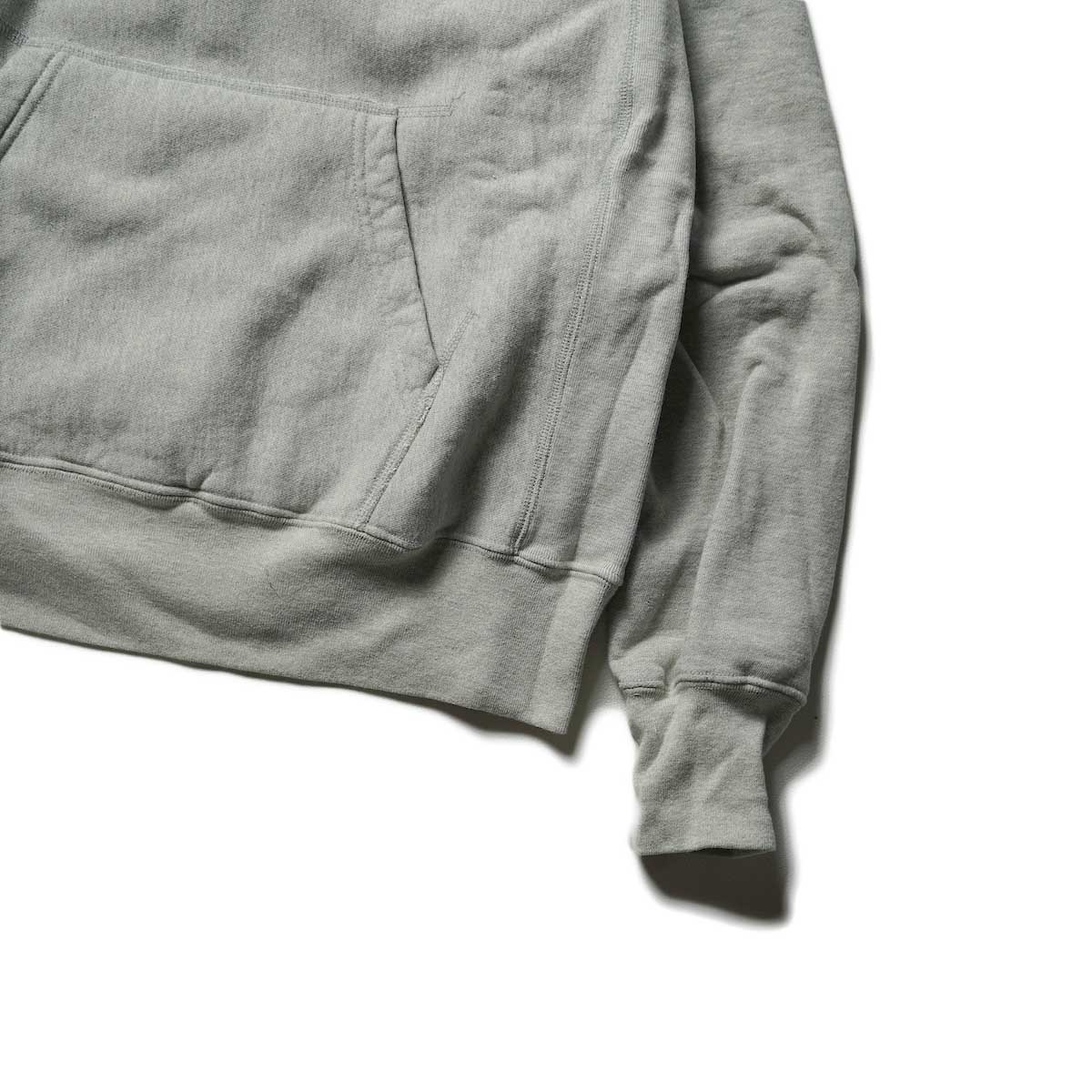  Engineered Garments / Raglan Hoodie (Gray)袖、裾