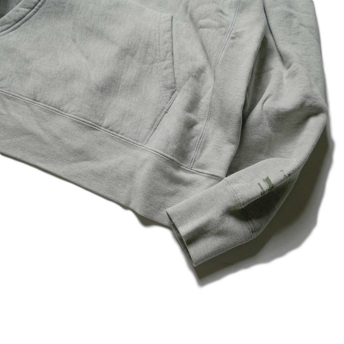  Engineered Garments / Raglan Hoodie Ride (H.Gray)袖、裾