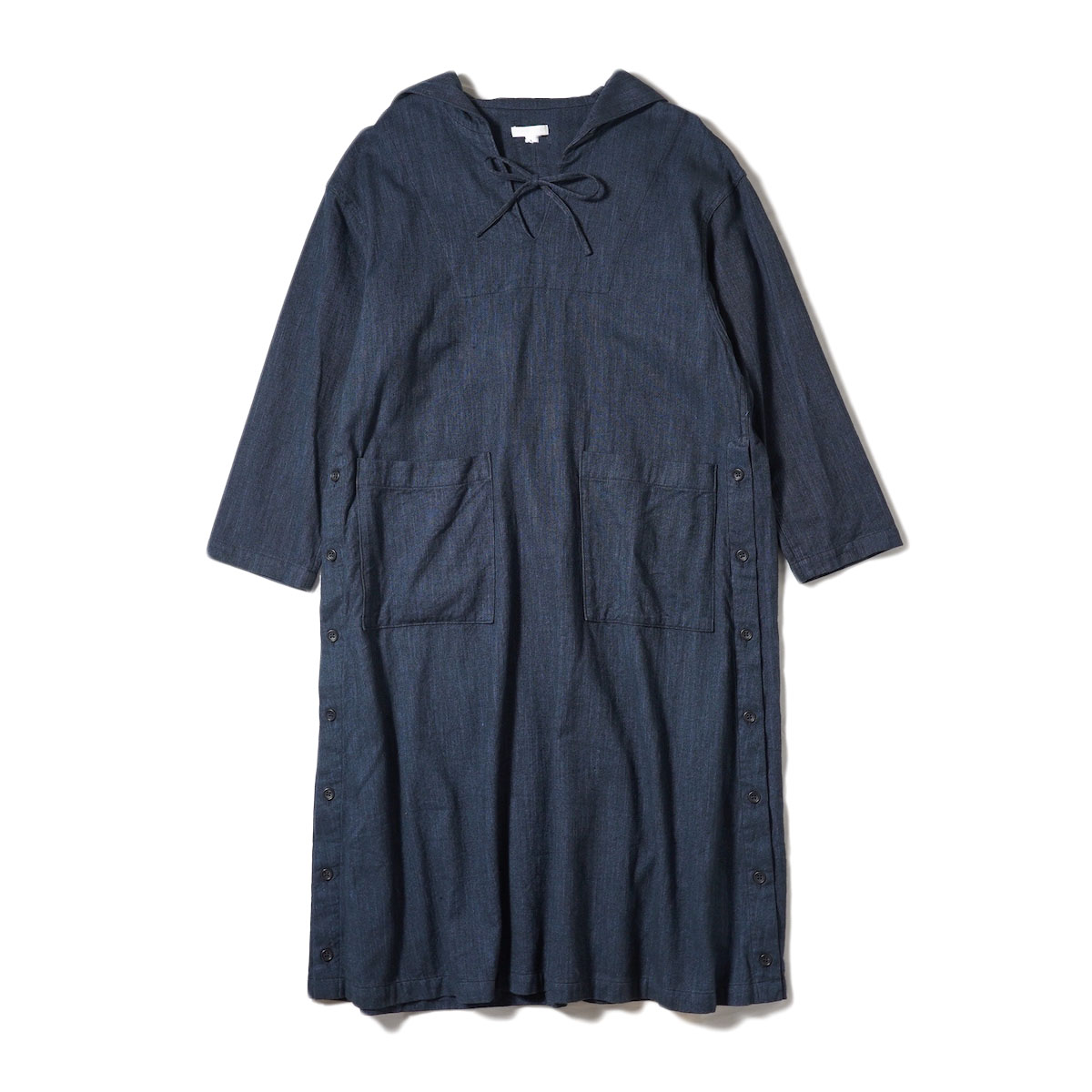 Engineered Garments / Sailor Dress (Navy Melange Cotton Flannel)