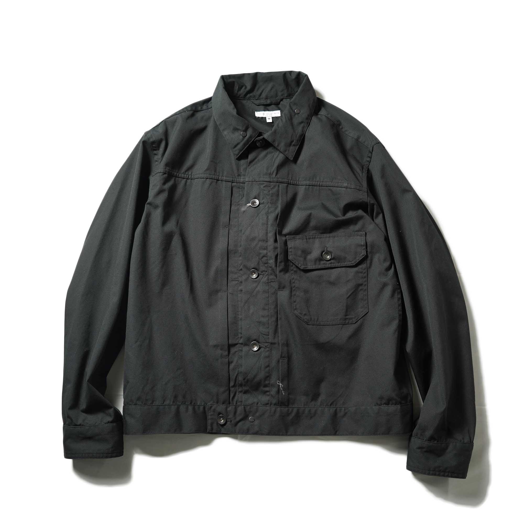 Engineered Garments / Trucker Jacket - PC Poplin (Black)