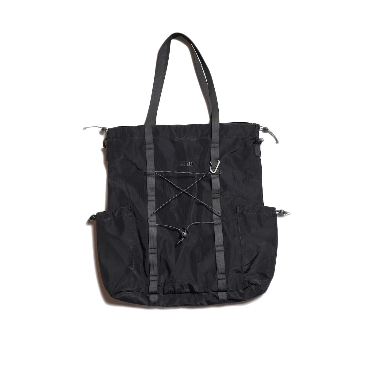 ELLIKER / CARSTON Ripstop Packable Tote Bag 11L (Black)