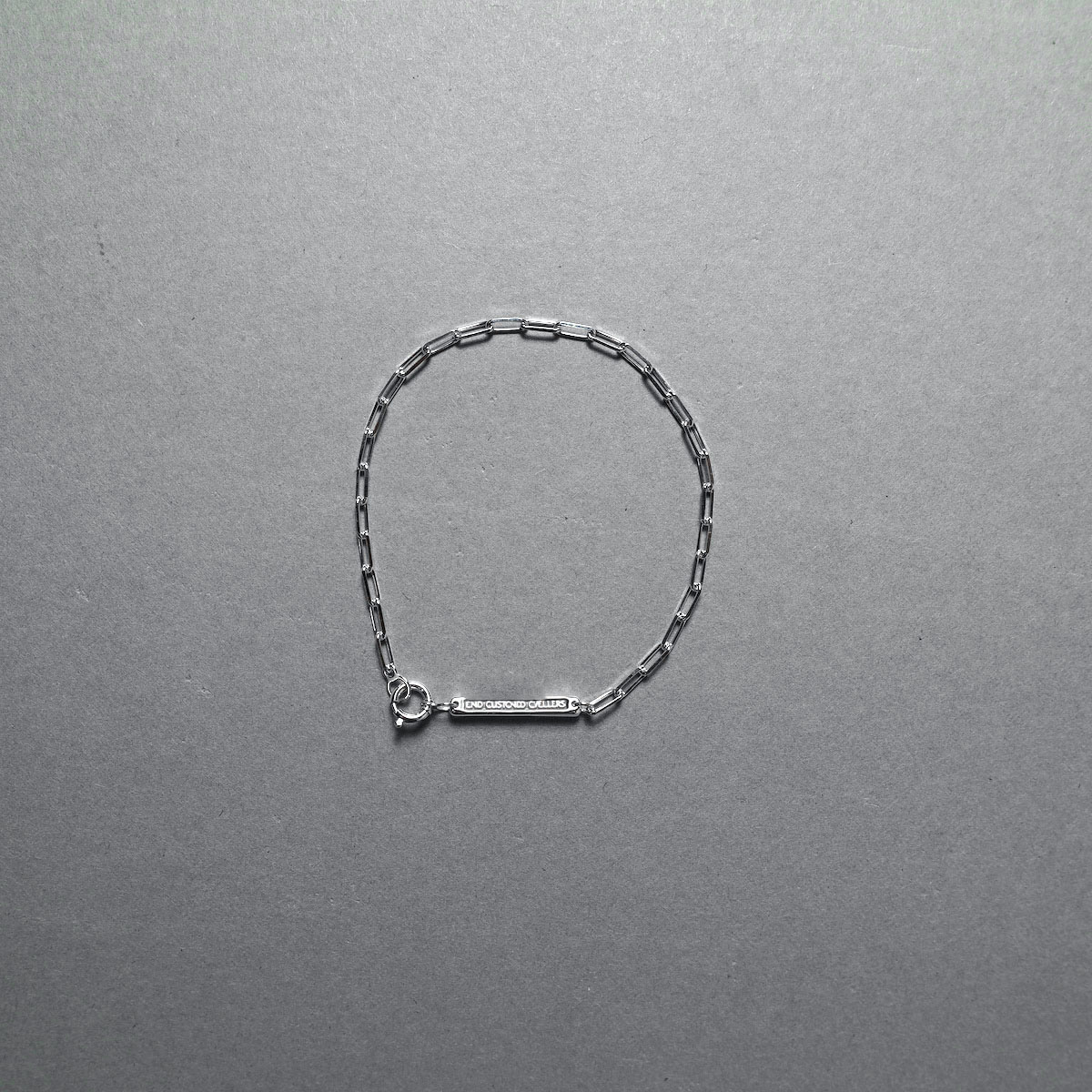 END / Long Round Cut Chain Bracelet