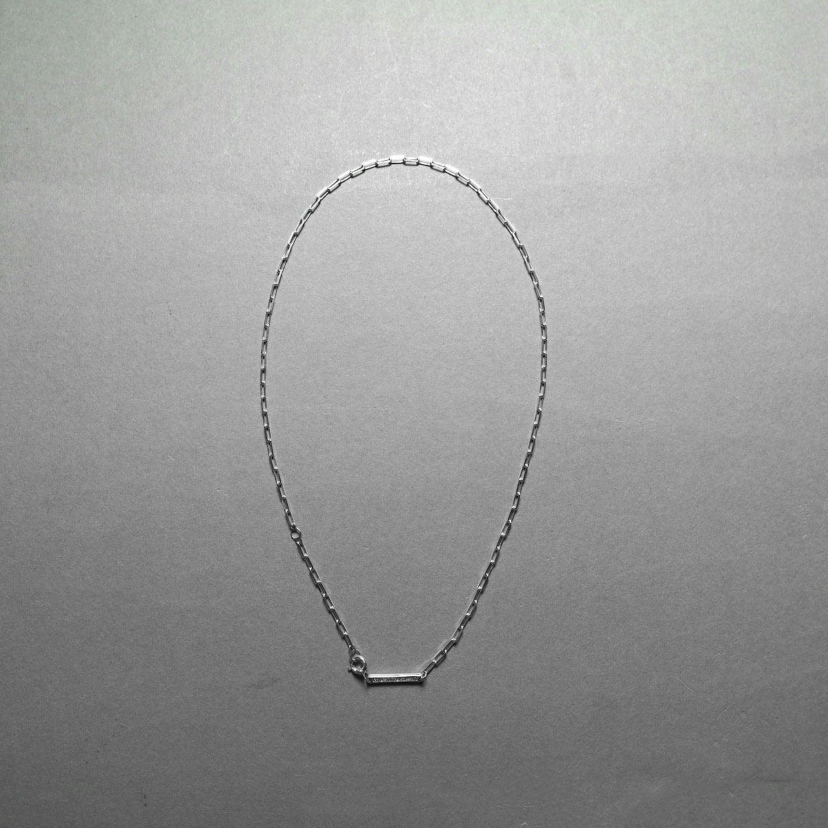 END / Long Round Cut Chain Necklace