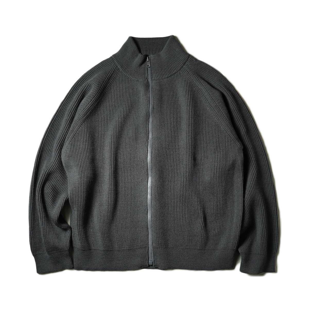 EVCON / DRIVERS SWEATER (Charcoal) 正面