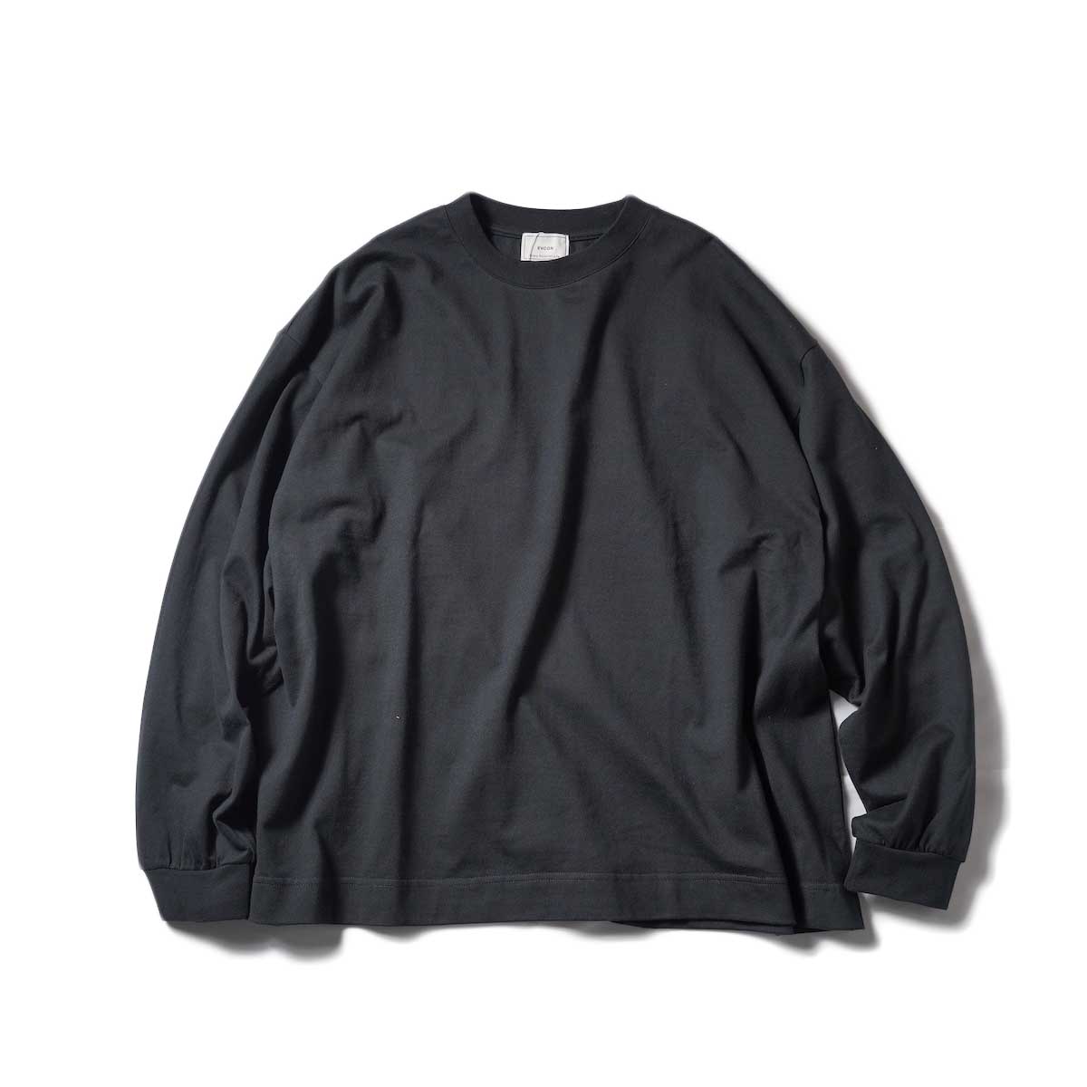 EVCON / WIDE L/S T-Shirt (Black)
