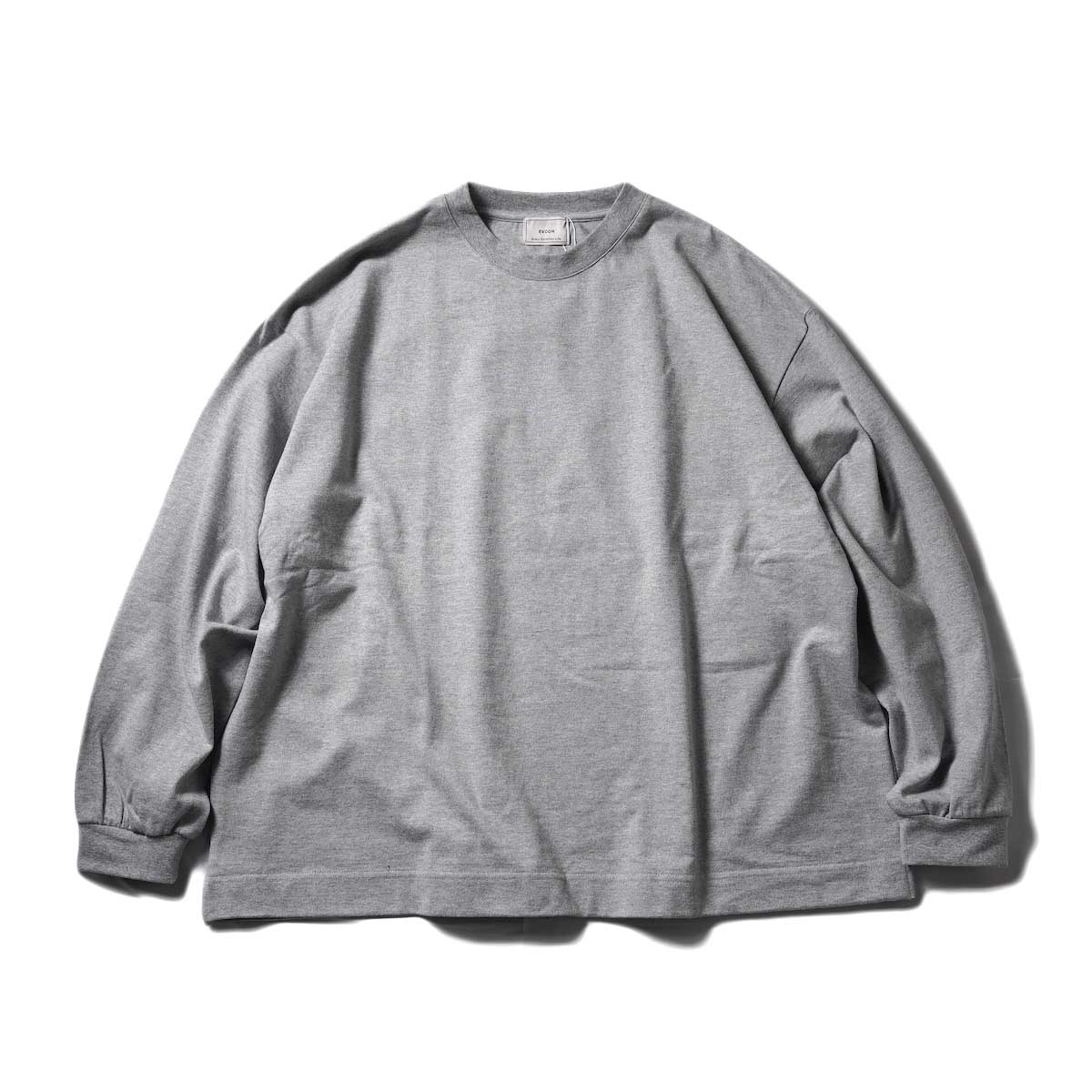 EVCON / WIDE L/S T-Shirt (Gray)