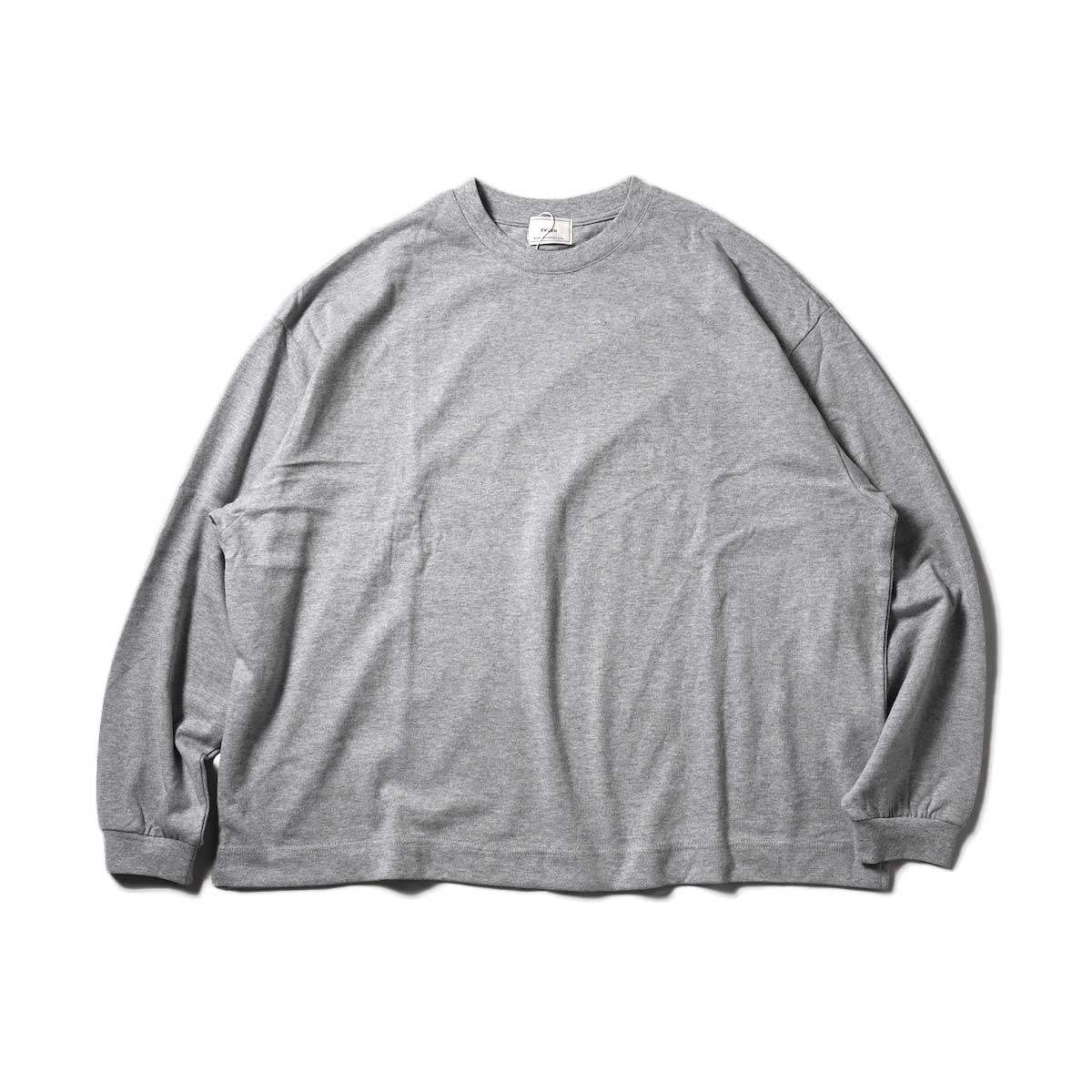 EVCON / WIDE L/S T-Shirt (Gray)