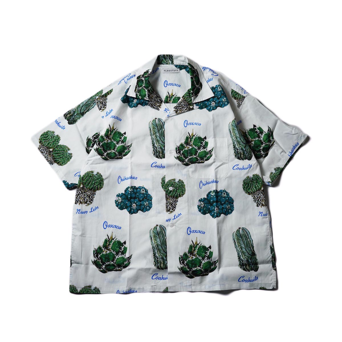 F-LAGSTUF-F / ”North and Central America” S/S SHIRTS (White)