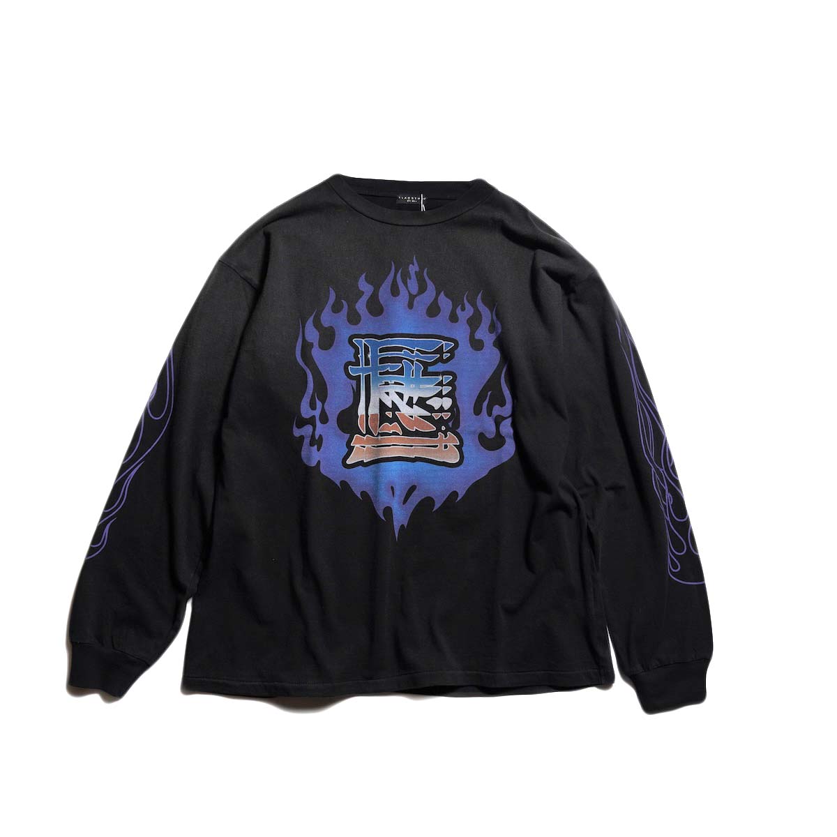 F-LAGSTUF-F / "FLAME" LS TEE (Black)