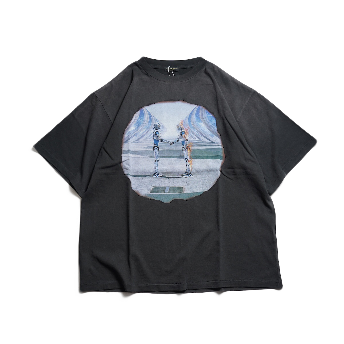 F-LAGSTUF-F / "HAND SHAKE" TEE (Black)