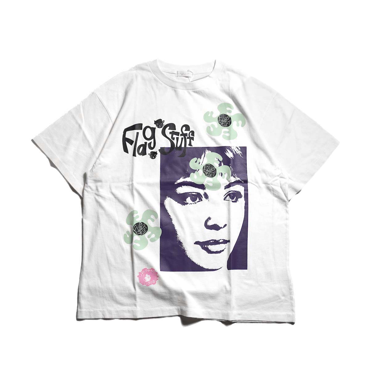 F-LAGSTUF-F / "COLLAGE" TEE (White)