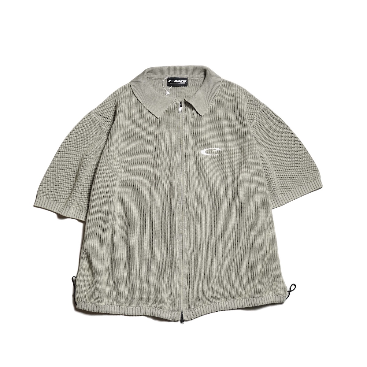 F-LAGSTUF-F / CPG FULL ZIP SS KNIT SHIRT (Beige)