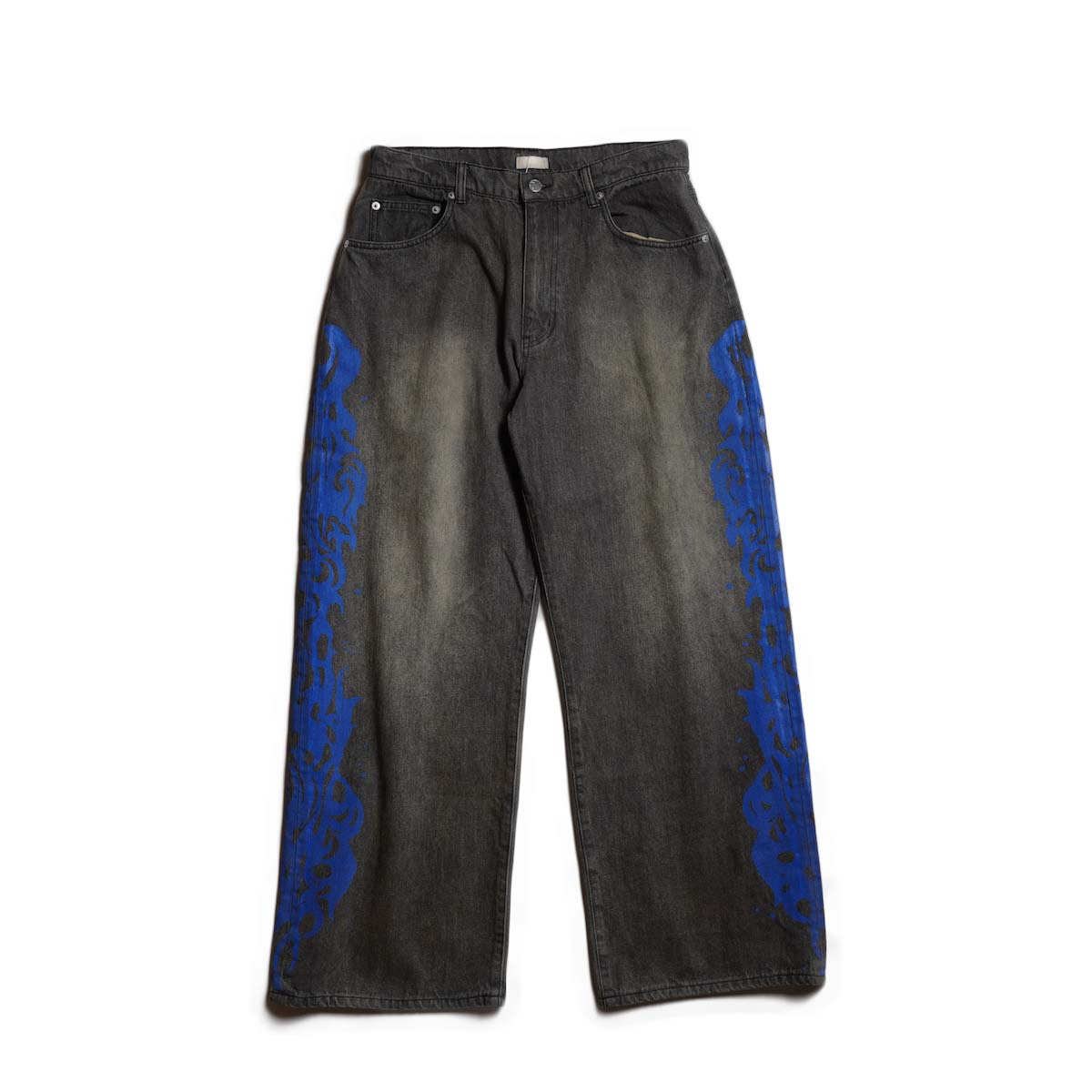 F-LAGSTUF-F / 5POCKET DENIM BAGGY TROUSER (Black)
