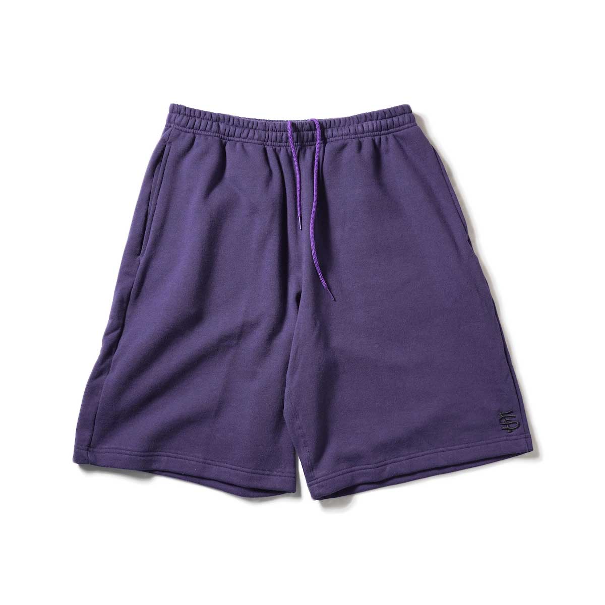 F-LAGSTUF-F / Sweat Shorts (Purple)正面
