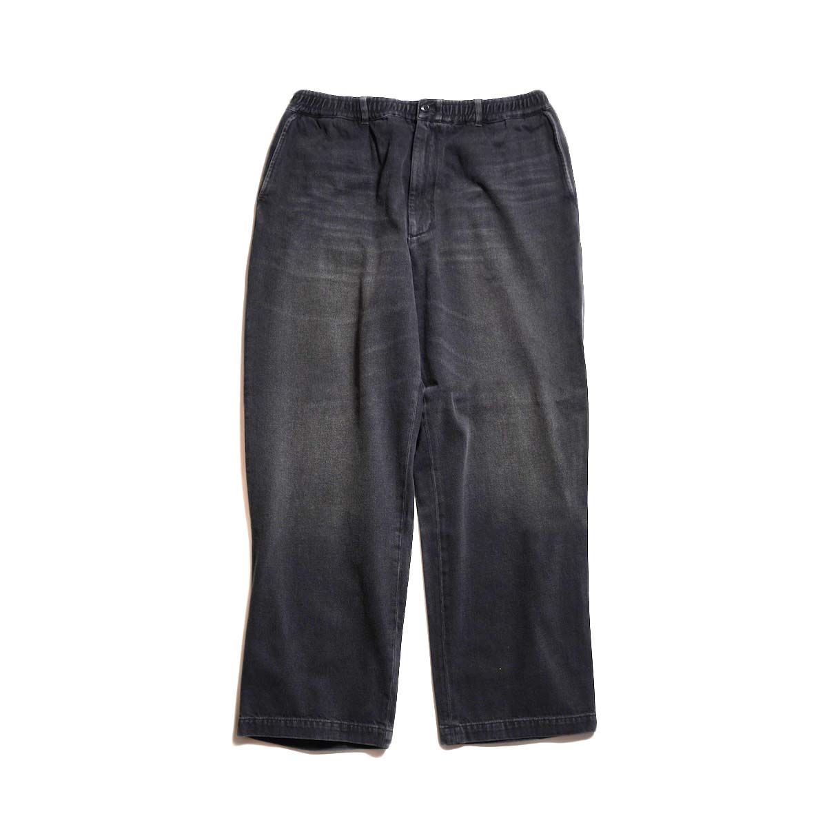 FARAH / Easy Wide Tapered Slacks (Black Vintage)