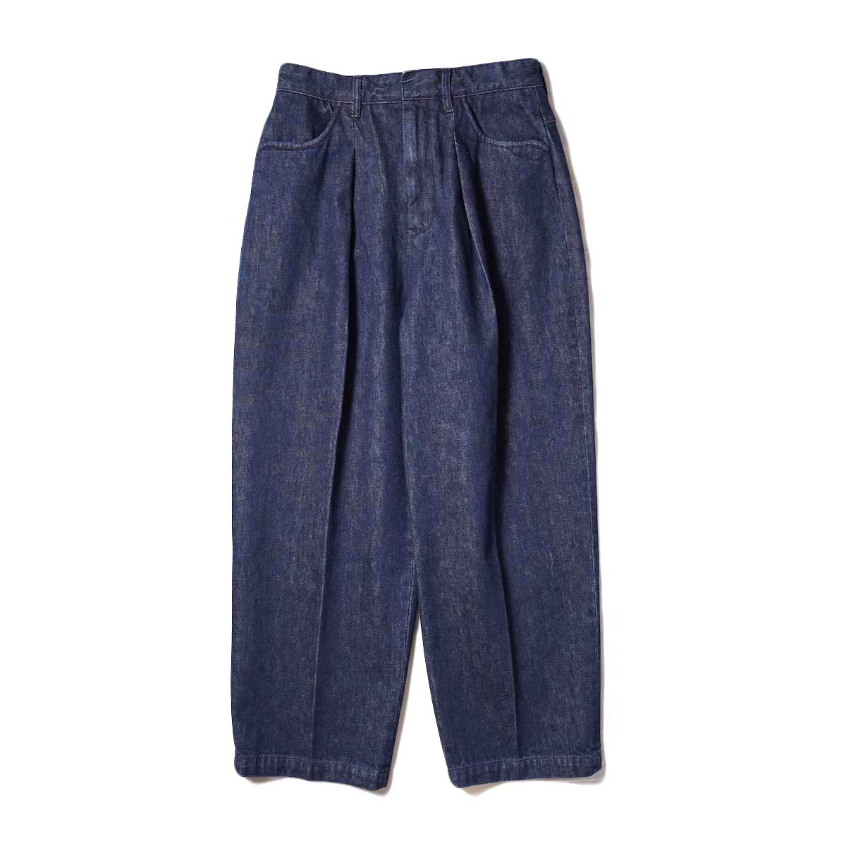 FARAH  / One-tuck Wide Pants (Navy) 正面