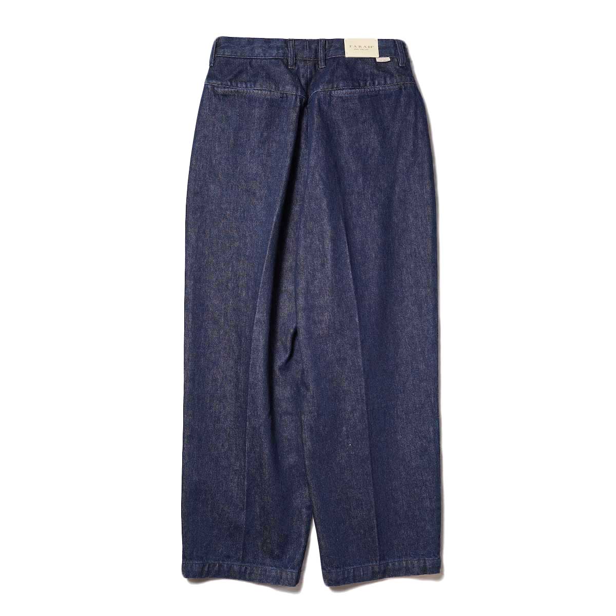 FARAH  / One-tuck Wide Pants (Navy) 背面