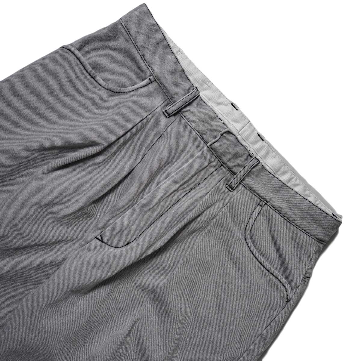 FARAH  / Two-tuck Wide Pants (Indigo)ウエスト