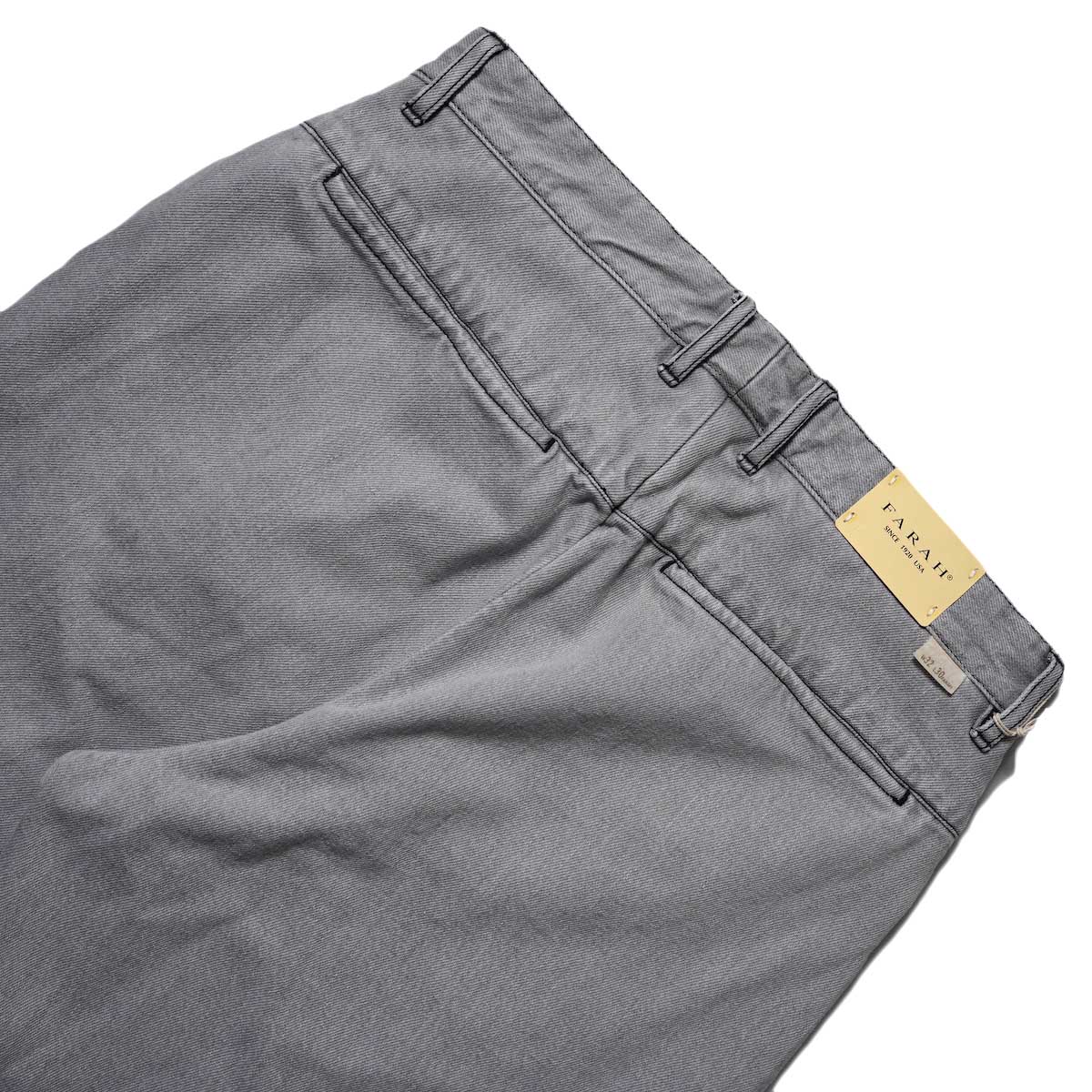 FARAH  / Two-tuck Wide Pants (Gray)ヒップ