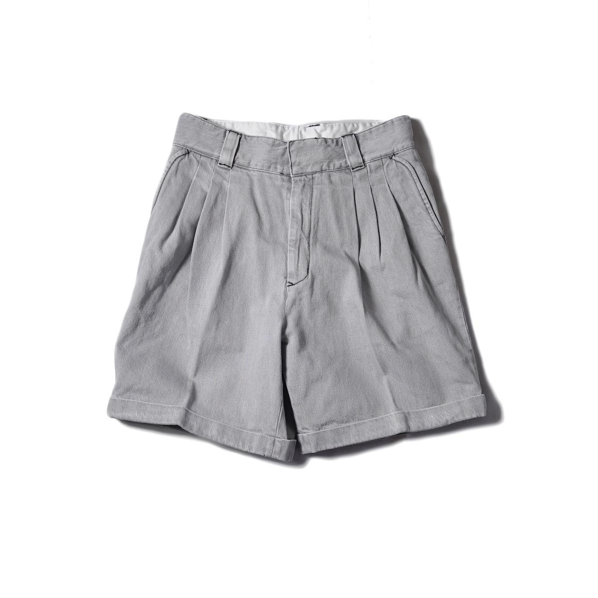 FARAH  / Three Tuck Shorts (Gray)