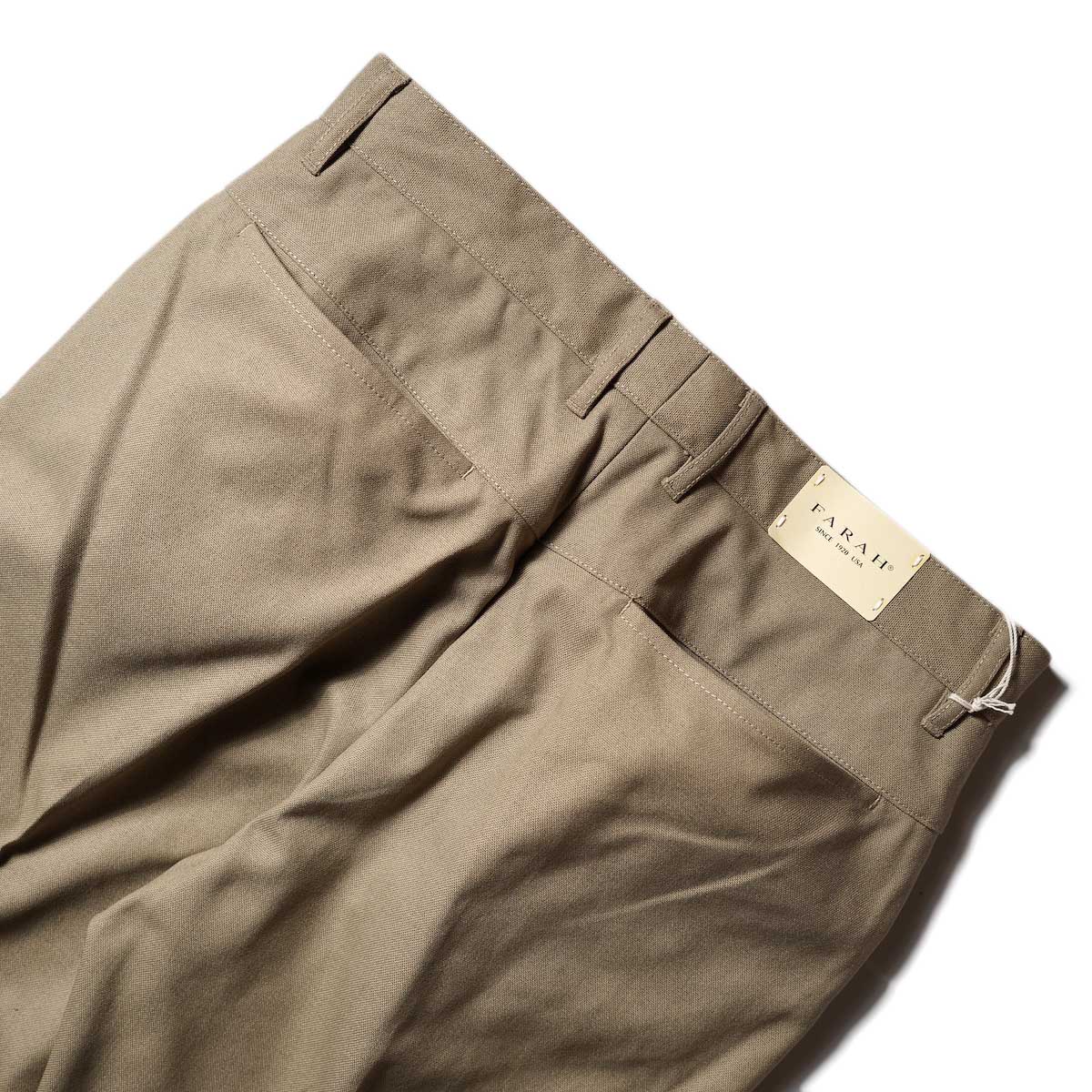 FARAH  / Flare Pants (Beige)ヒップポケット