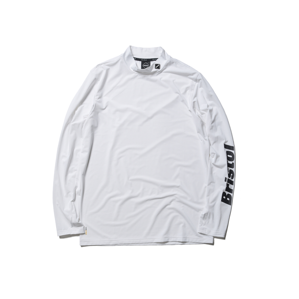 F.C.Real Bristol / COOL TOUCH L/S MOCKNECK TOP (White)