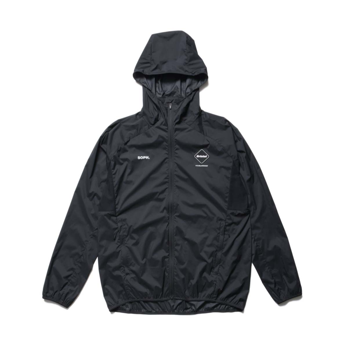 F.C.Real Bristol / LIGHT WEIGHT BREATHABLE PACKABLE HOODIE (Black)