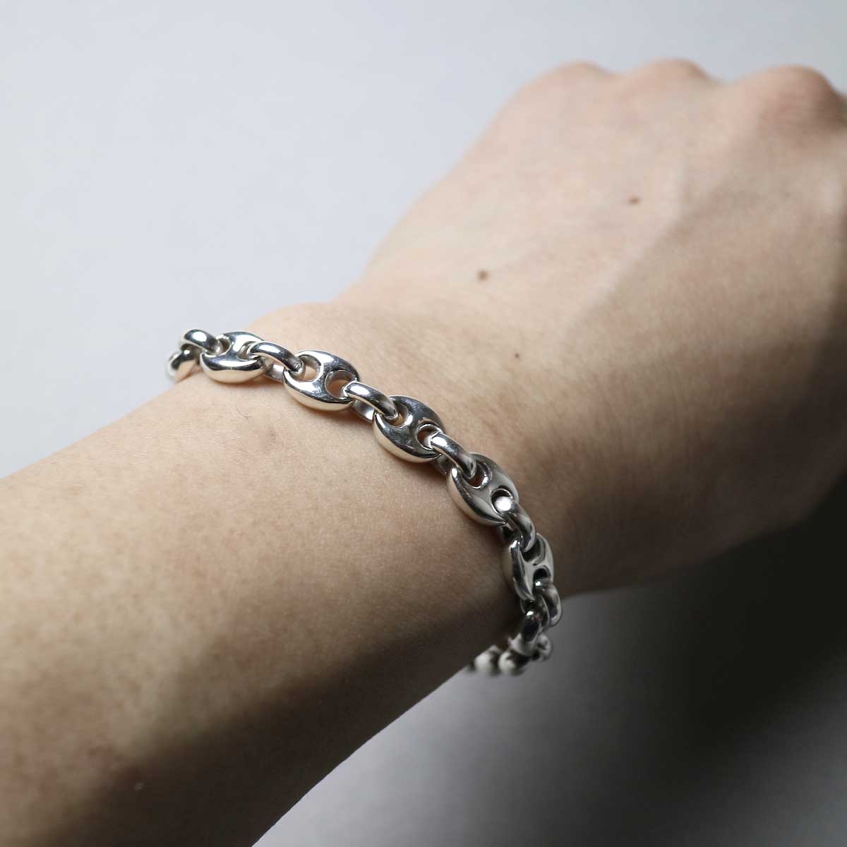  FIFTH SILVER / Special-001 Silver Chain Bracelet (6mm)  着用イメージ