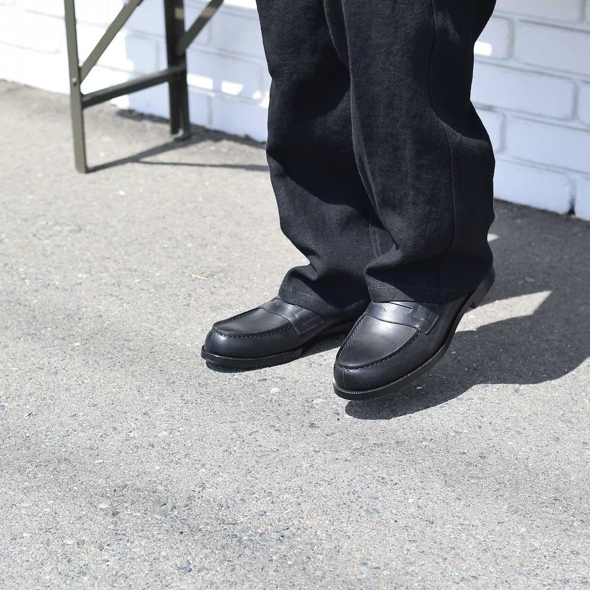 FOOTSTOCK ORIGINALS / LOAFER (Black)着用イメージ