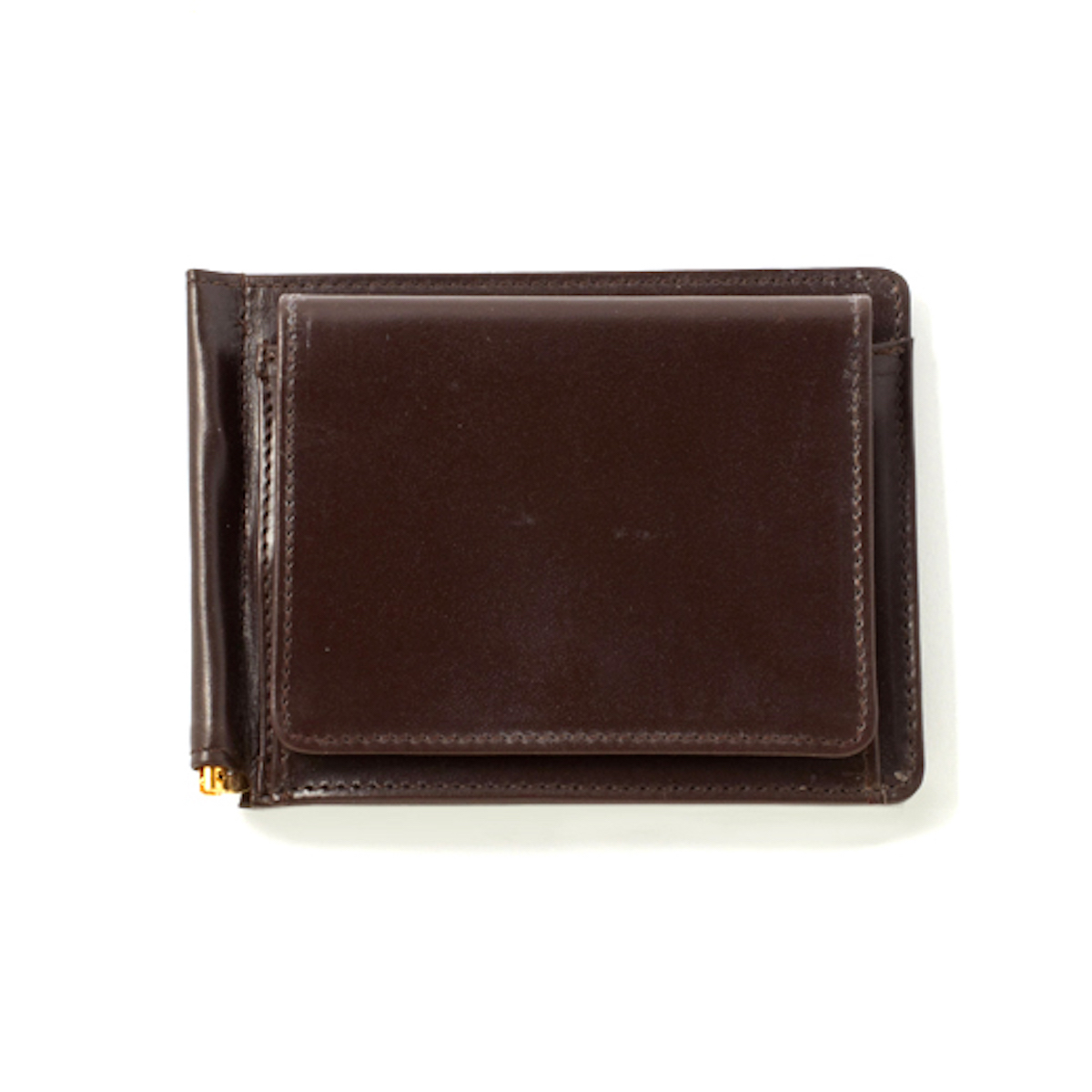 GLENROYAL / MONEY CLIP WITH COIN POCKET -CIGAR