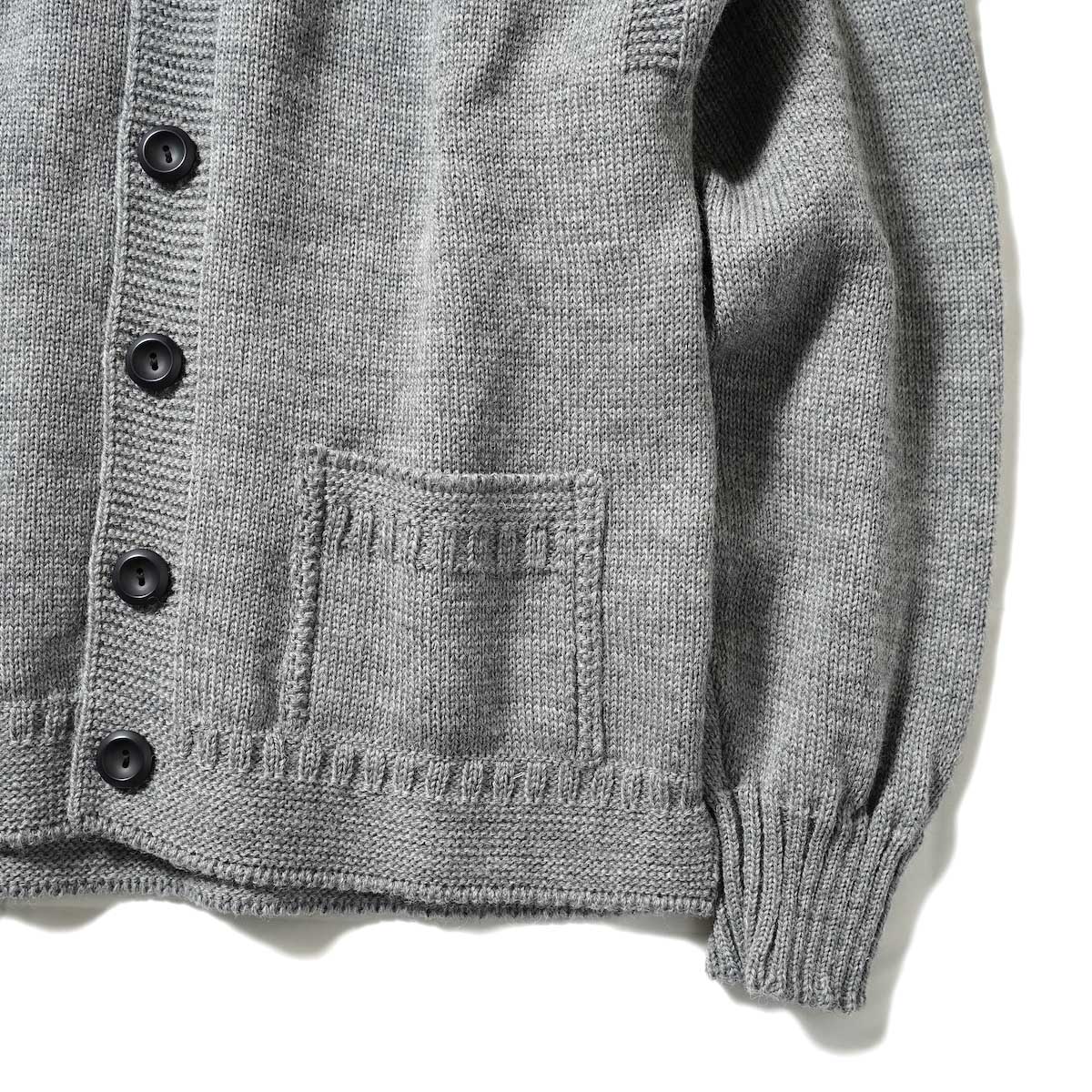 Guernsey Woollens / Bouet (Gray)袖、裾