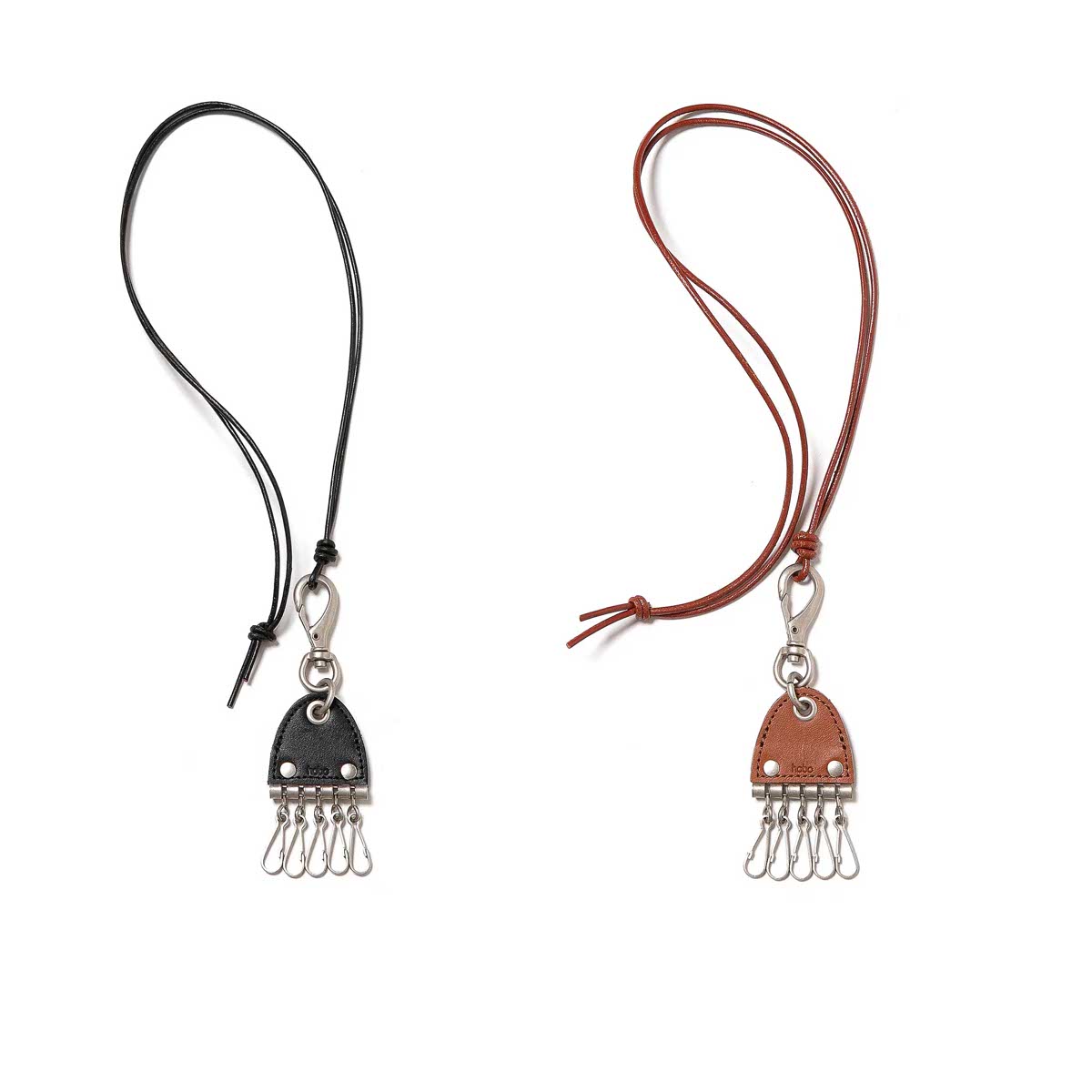 HOBO / 5 HOOKS KEY RING COW LEATHER CORD