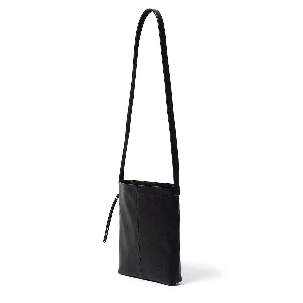 HOBO / EVERYDAY SHOULDER POUCH COW LEATHER (Black)