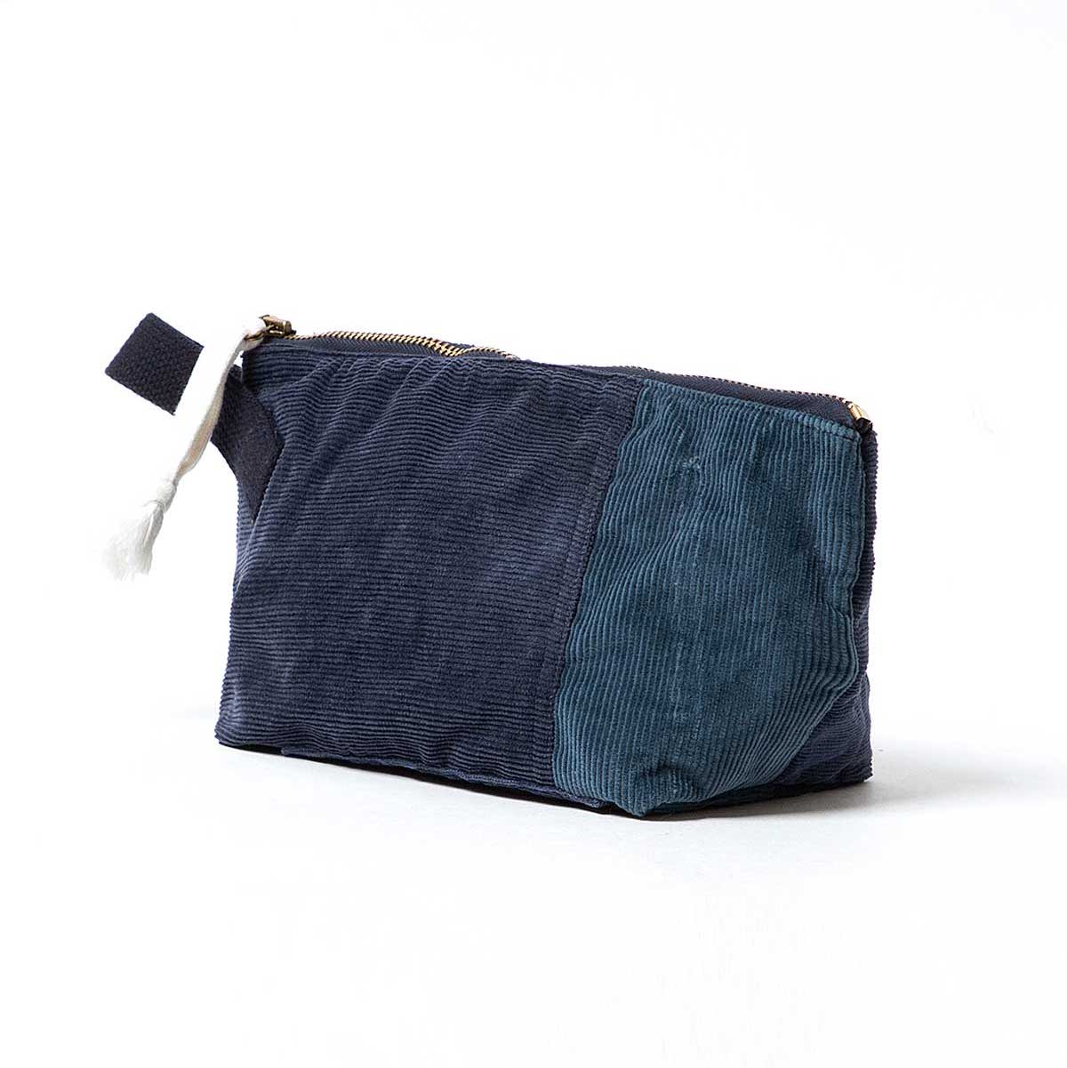 HOBO / TOUR POUCH UPCYCLED CORDUROY (Navy)
